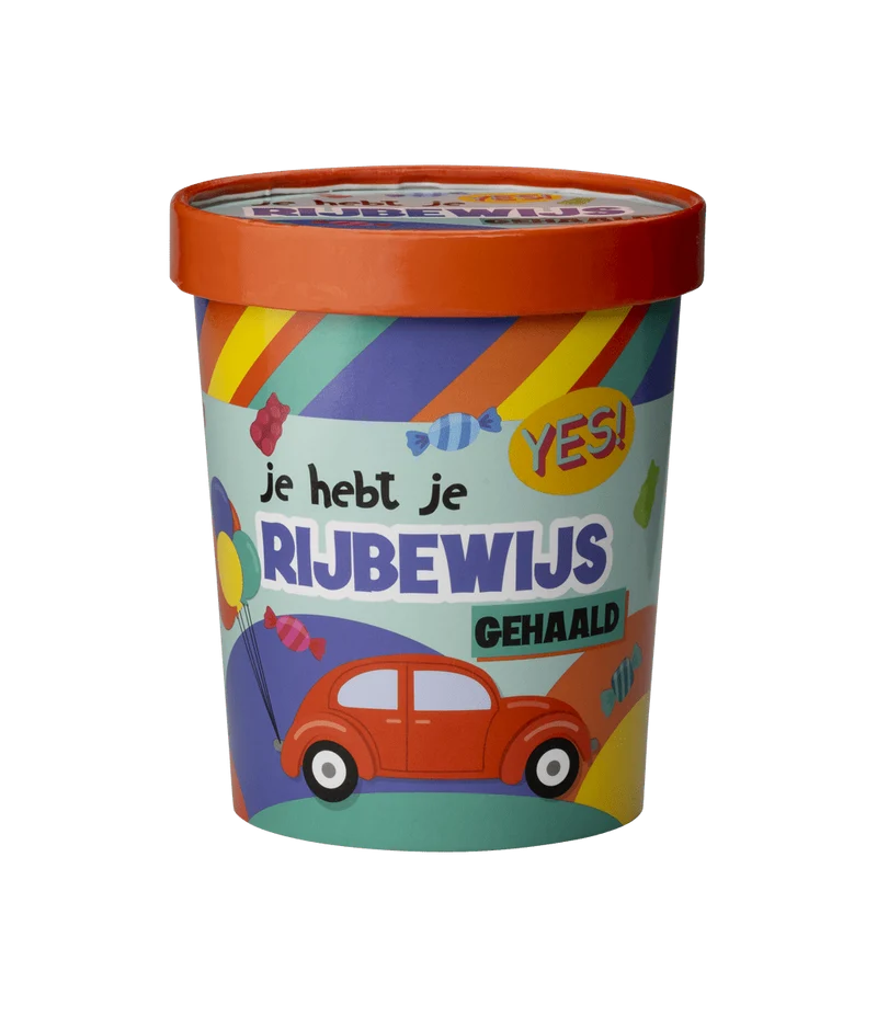 Snoepbakje Rijbewijs 12cm