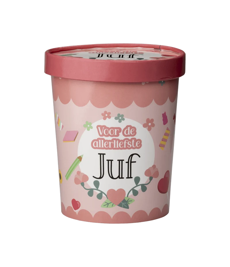 Snoepbakje Juf 12cm