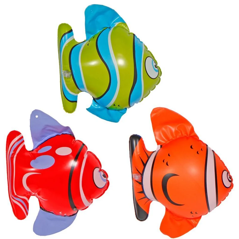Opblaasbare Vissen 17cm 3st