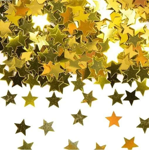 Tafelconfetti Ster Goud 1cm 600st