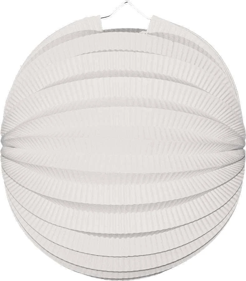Witte Lampion Bol 23cm