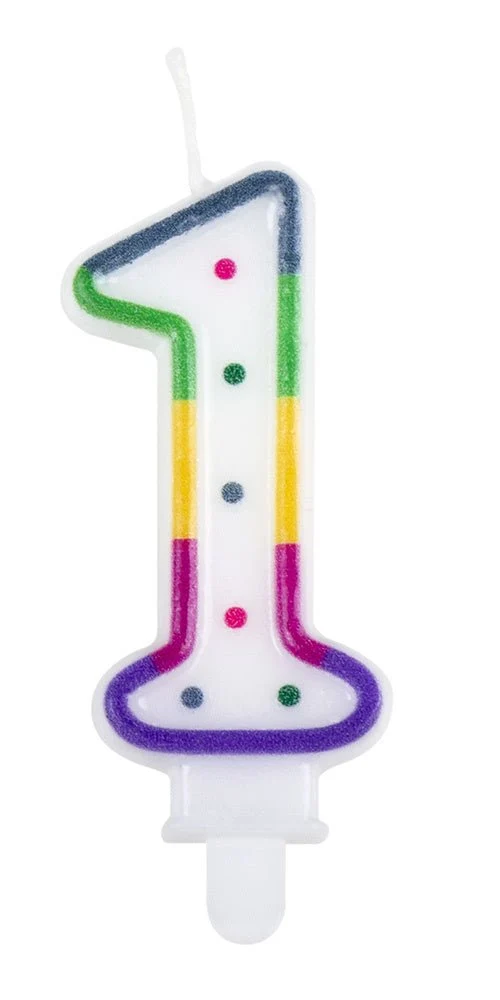 Kaars 1 Jaar 8cm