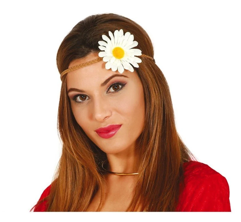Gevlochten Haarband met Bloem