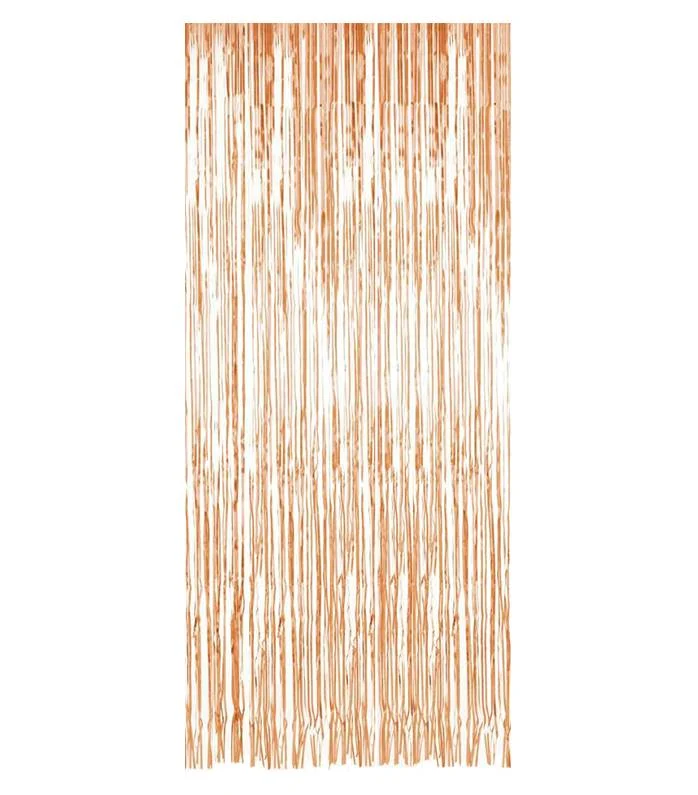 Rose Gouden Deurgordijn Folie 2m