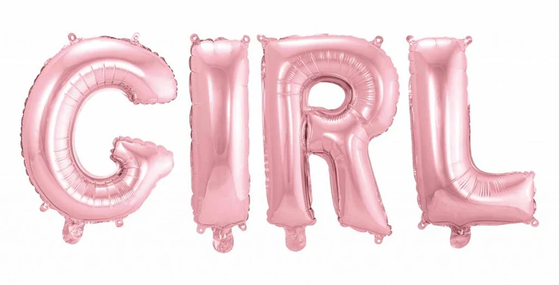 Geboorte Ballonnen Letter Set Girl 36cm