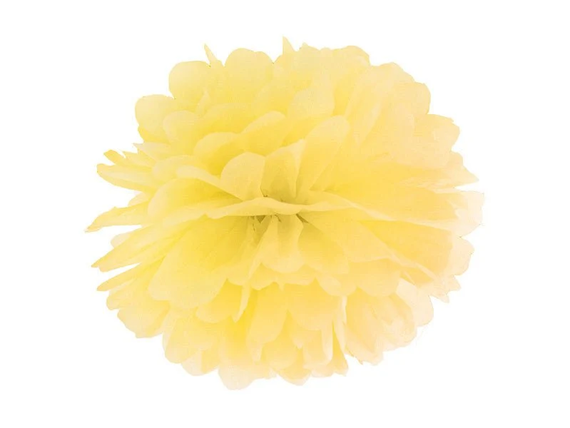 Pompon Geel 25cm