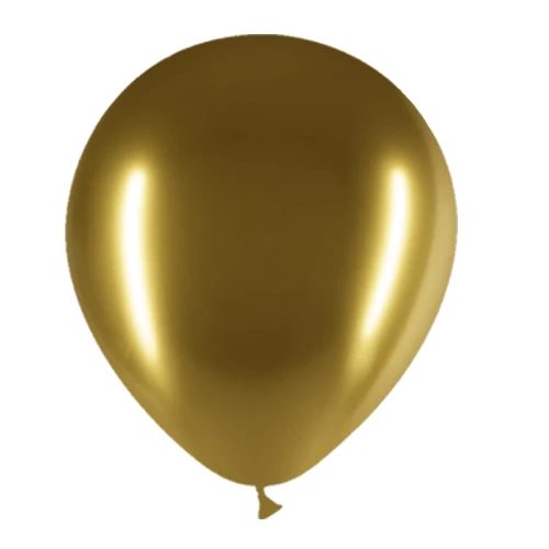 Gouden Ballonnen Chroom 30cm 10st