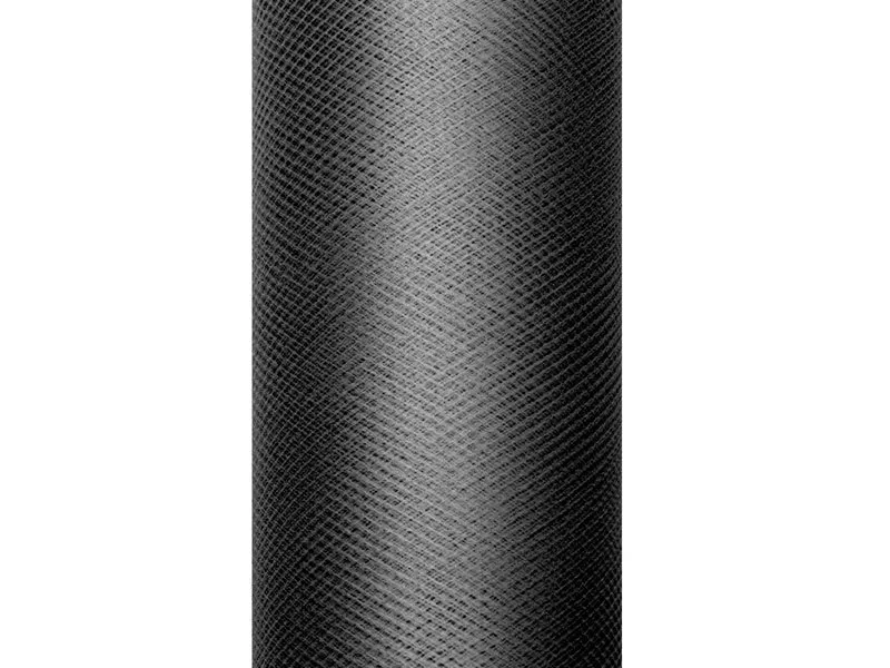 Zwarte Tule Rol 30cm 9m
