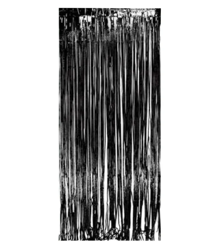 Zwart Deurgordijn Folie 2,4m
