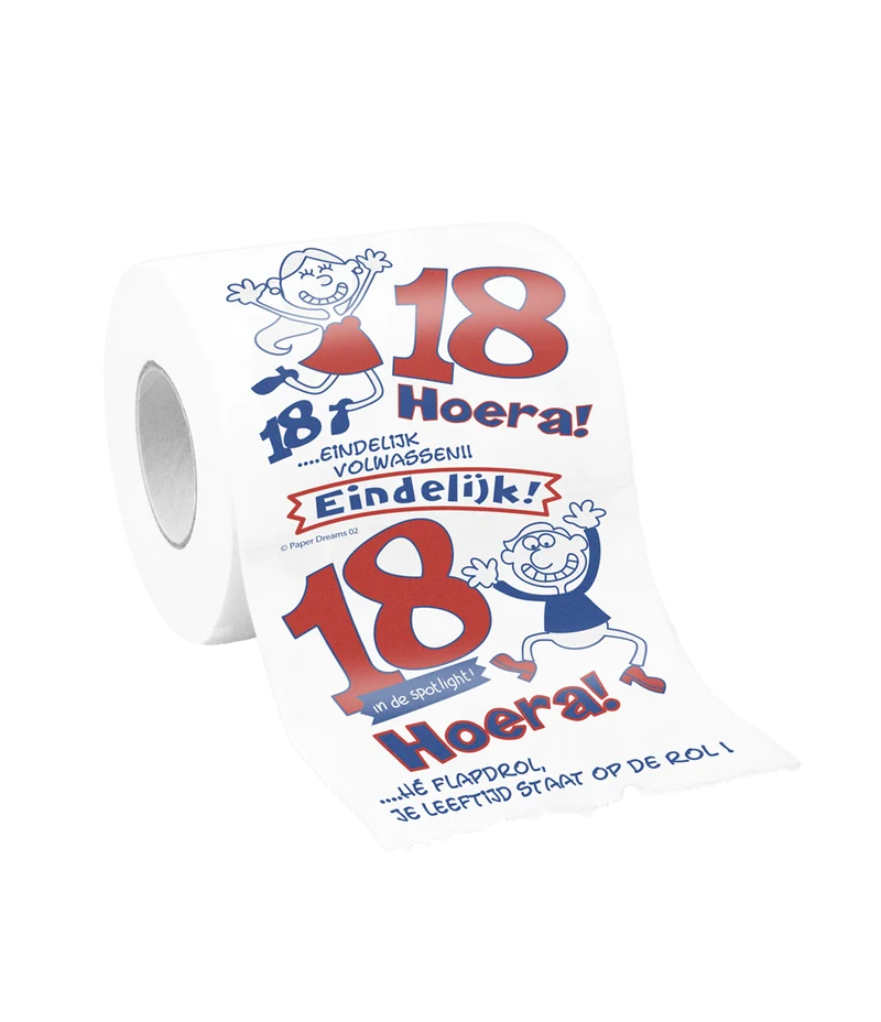 Toiletpapier 18 Jaar