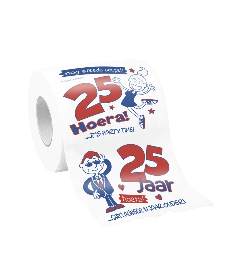 Toiletpapier 25 Jaar