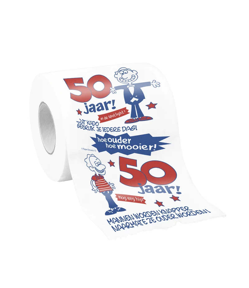 Toiletpapier 50 Jaar Man