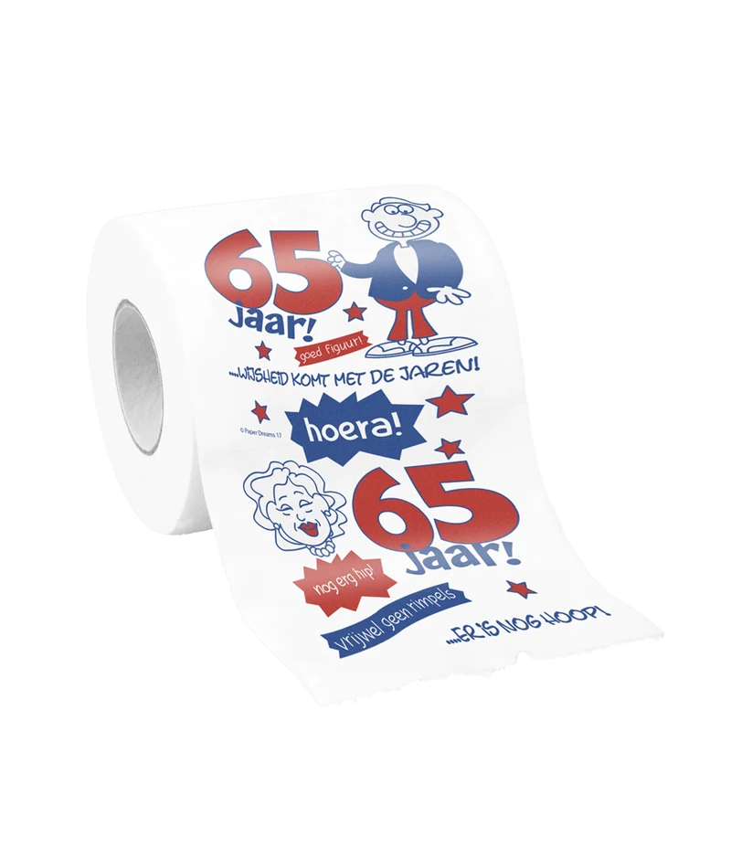 Toiletpapier 65 Jaar