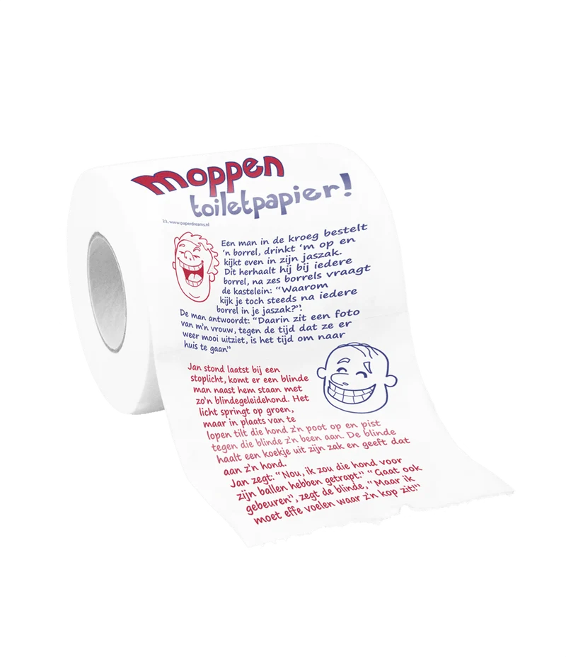 Toiletpapier Moppen