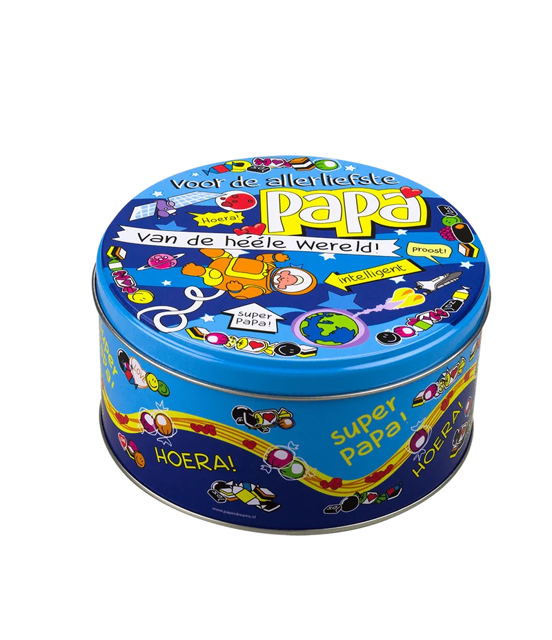 Snoeptrommel Papa 14cm