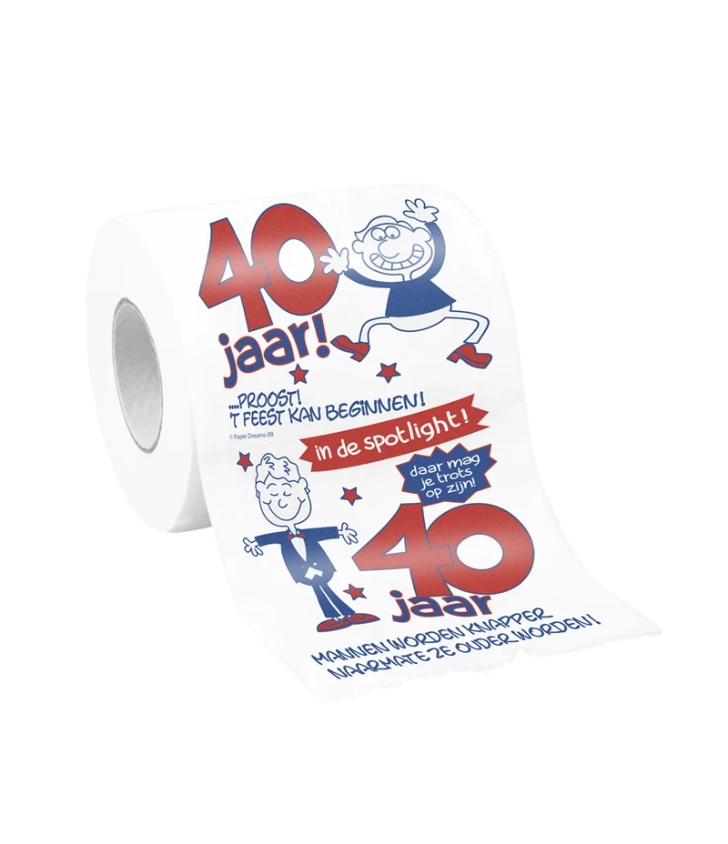 Toiletpapier 40 Jaar Man