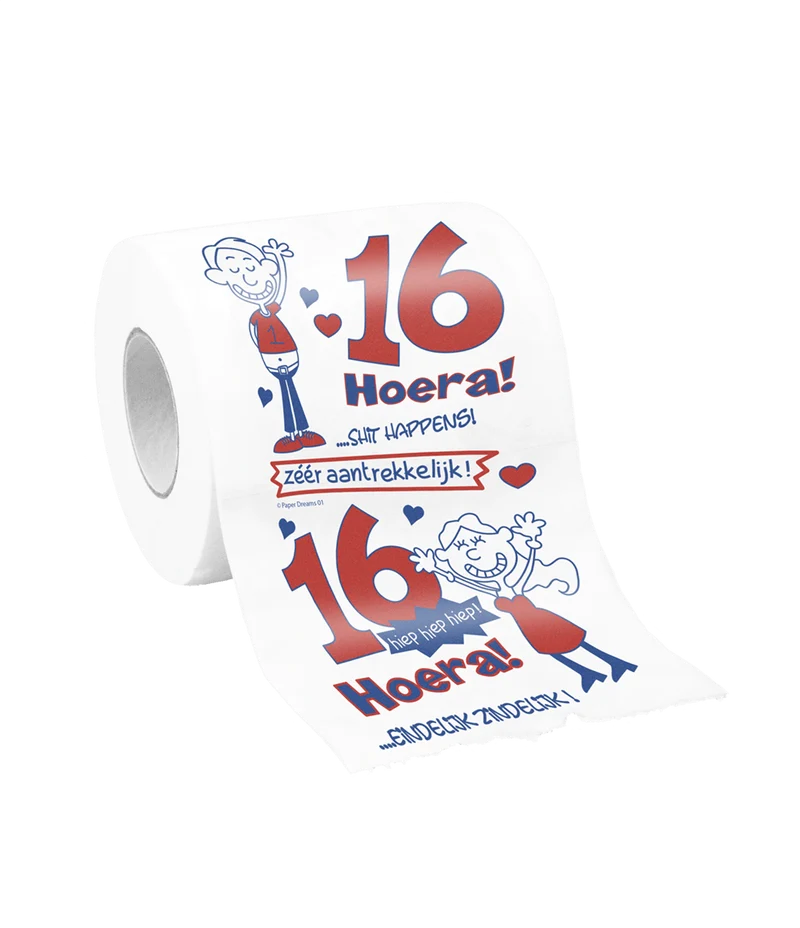Toiletpapier 16 Jaar