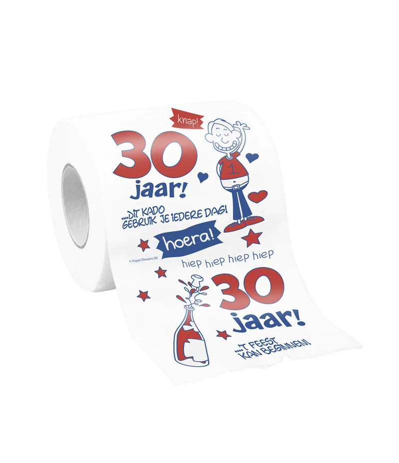 Toiletpapier 30 Jaar Man