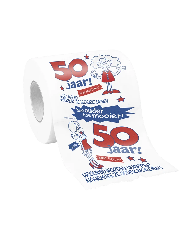 Toiletpapier 50 Jaar Vrouw