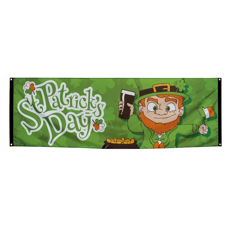 St. Patrick's Day Straatvlag 1,5m