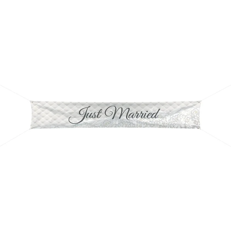 Just Married Banner 3m
