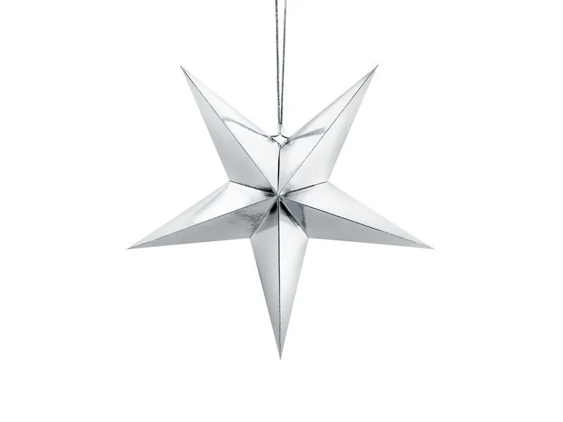 Hangdecoratie Ster Zilver 45cm