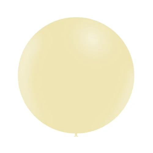 Gele Reuze Ballon Pastel 60cm