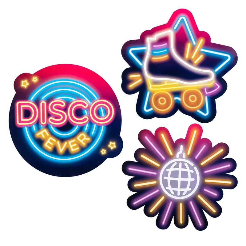 Disco Decoratie set 3 delig