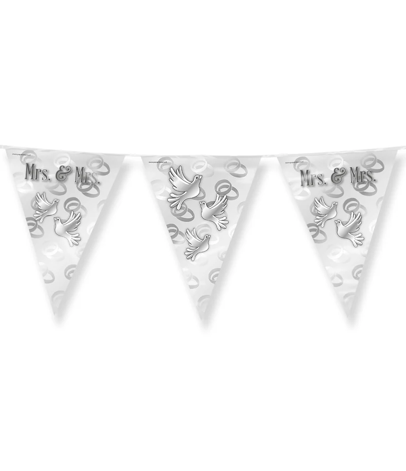 Bruiloft Slingers Mrs, & Mrs, 10m