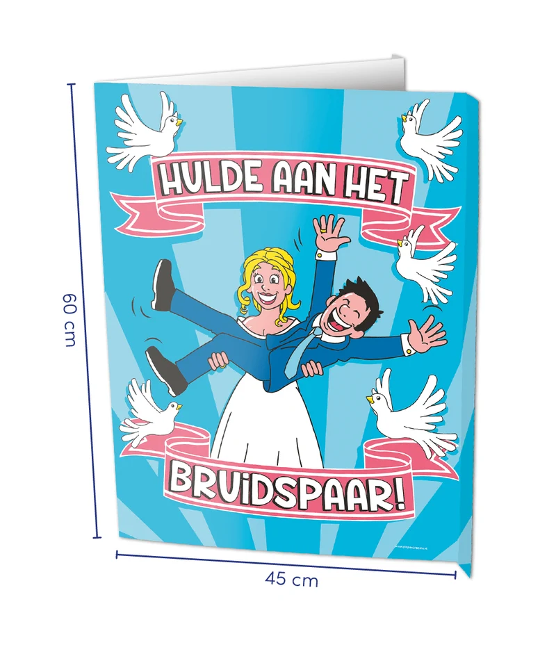 Raambord Bruidspaar 60cm