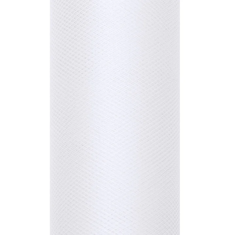 Witte Tule Rol 50cm 9m