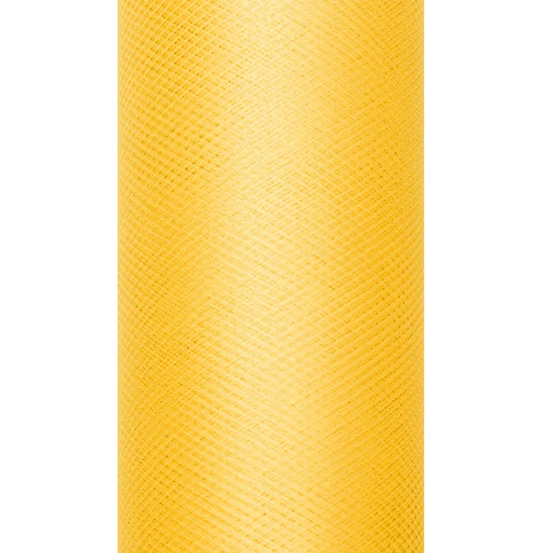 Gele Tule Rol 15cm 9m