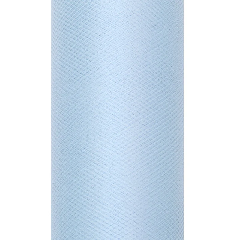 Lichtblauwe Tule Rol 30cm 9m
