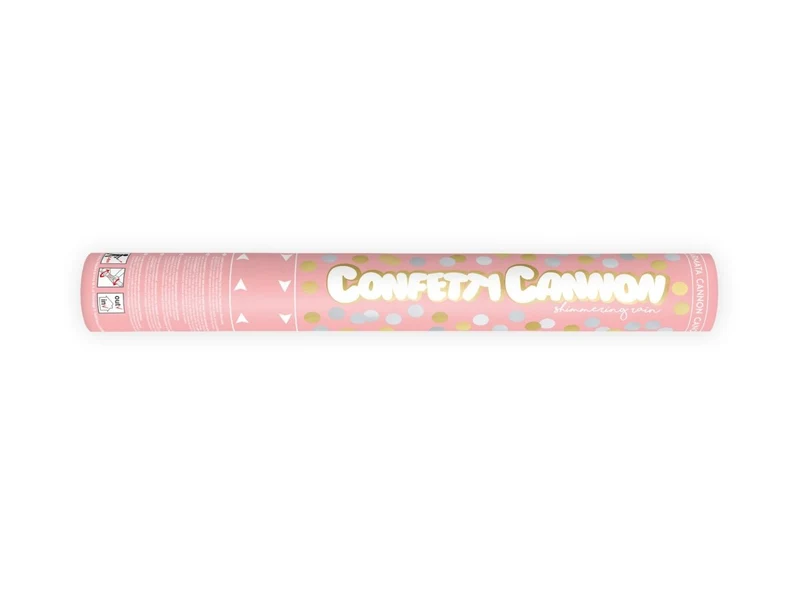 Confetti Kanon Goud Zilver 40cm