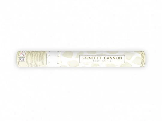 Confetti Kanon Vanille Creme Rozenblaadjes 40cm