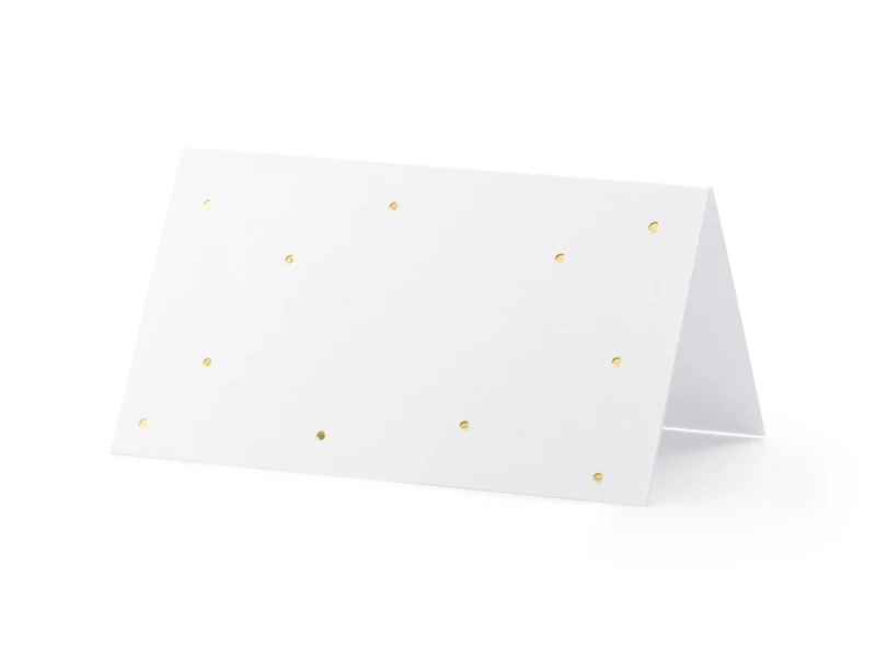 Naamkaartjes Goud Stip 9,5cm 10st