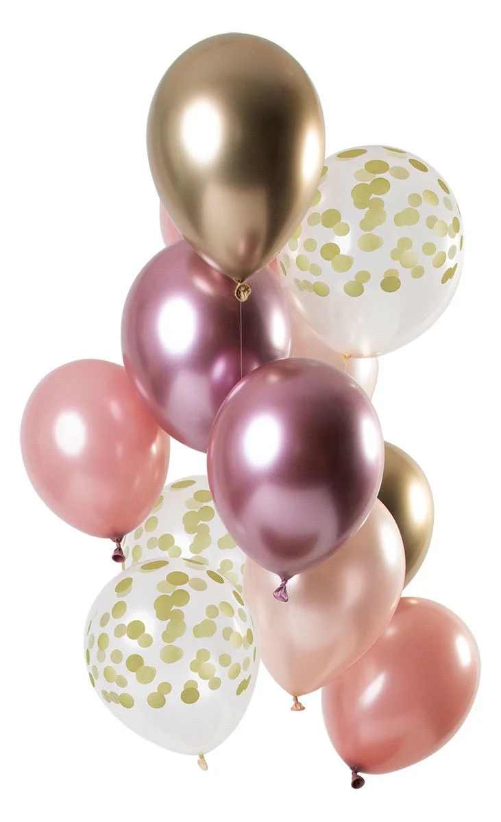 Gouden Ballonnen Set 30cm 12st