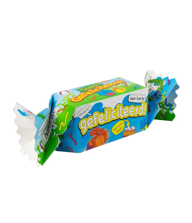 Geschenkdoosje Super Gefeliciteerd 26cm