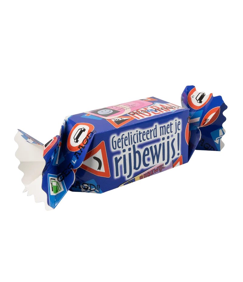 Geschenkdoosje Rijbewijs 26cm