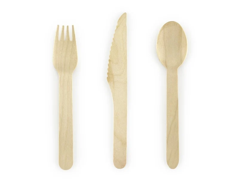 Houten Bestek 16cm 18 delig