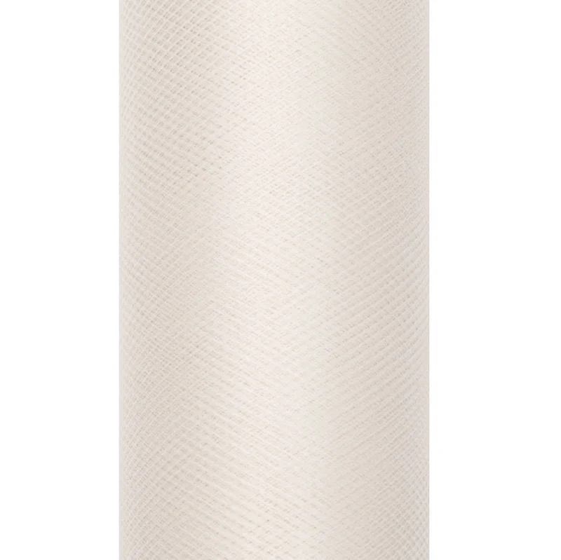 Vanille Creme Tule Rol 30cm 9m
