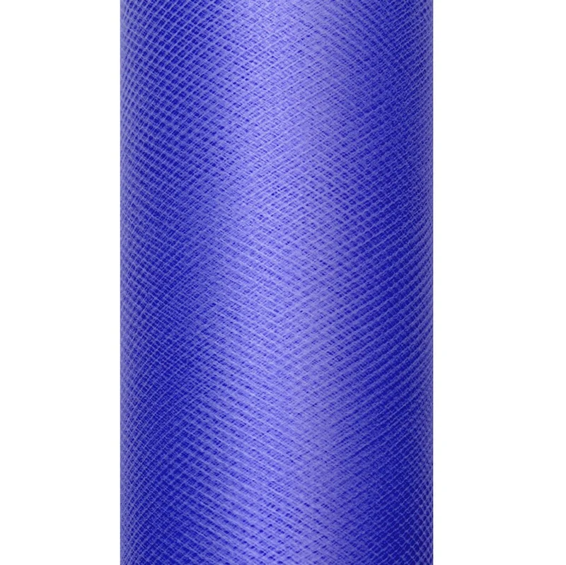 Donkerblauwe Tule Rol 15cm 9m