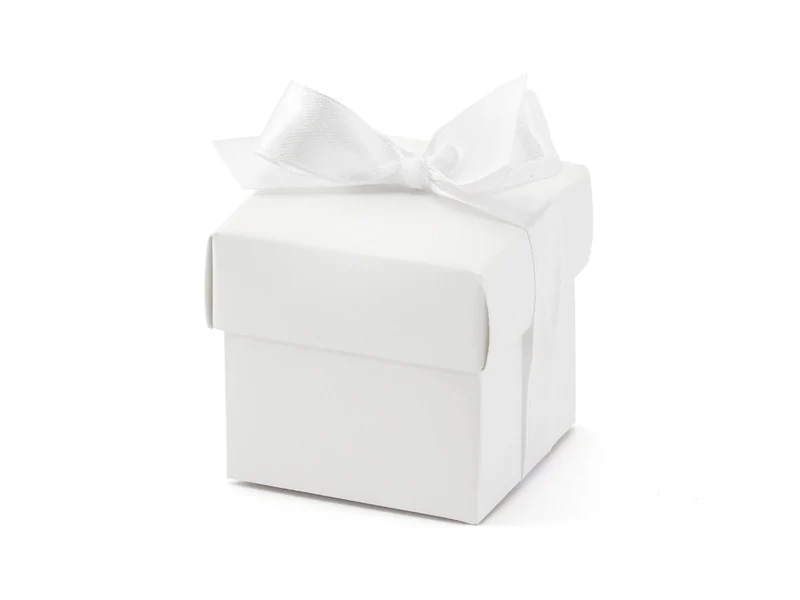Geschenkdoosjes Kubus Strik 5,2cm 10st