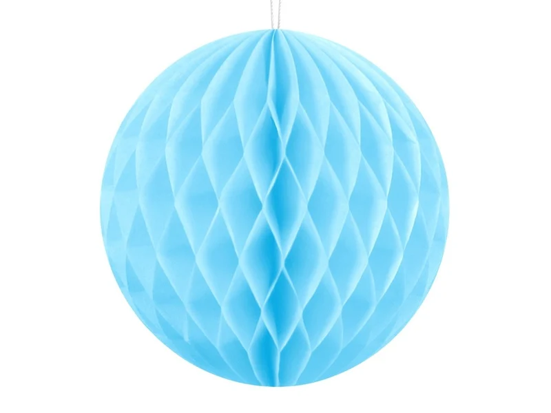 Honeycomb Bal Lichtblauw 10cm