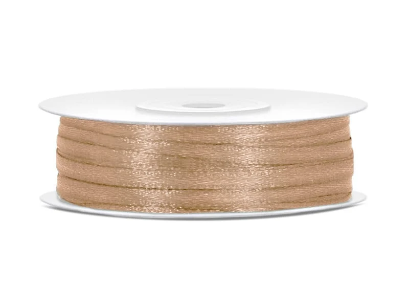 Satijn Lint Goud 3mm 50m