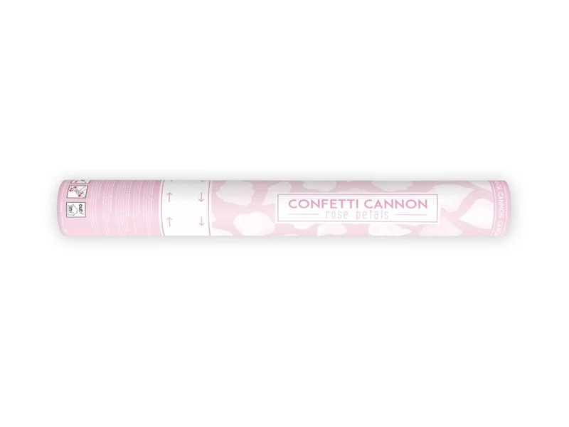 Confetti Kanon Witte Rozenblaadjes 60cm