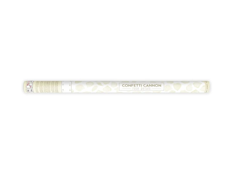 Confetti Kanon Vanille Creme Rozenblaadjes 80cm