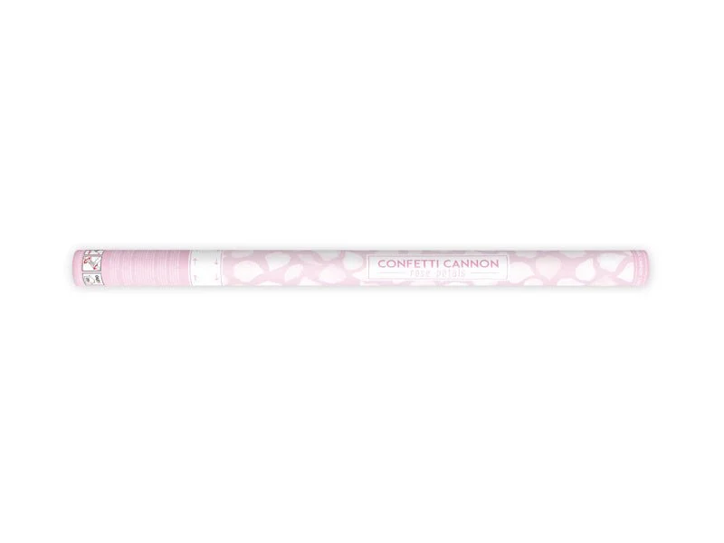 Confetti Kanon Witte Rozenblaadjes 80cm